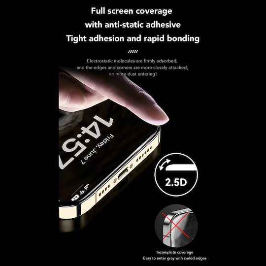 Anank 2.5d Anti-blue Light Screen Protector Iphone 14 Pro Black