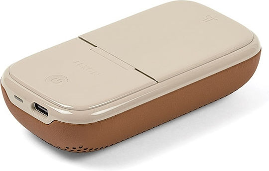 Lexon LA127 Earbud Bluetooth хендсфри Слушалки с Кутийка за Зареждане Camel