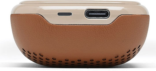 Lexon LA127 Earbud Bluetooth хендсфри Слушалки с Кутийка за Зареждане Camel