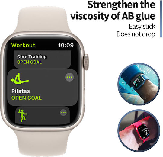 Blueo Watch Displayschutzfolie für das Apple Watch 7, Apple Watch 8 1Stück