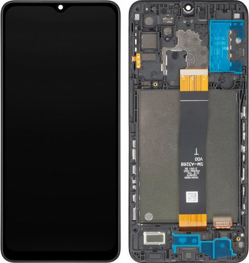 LCD Incell Touch Mechanism Frame A326 Galaxy A32 5G OEM Black