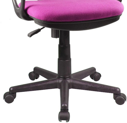 Bakaji Bürostuhl mit Arme Rosa
