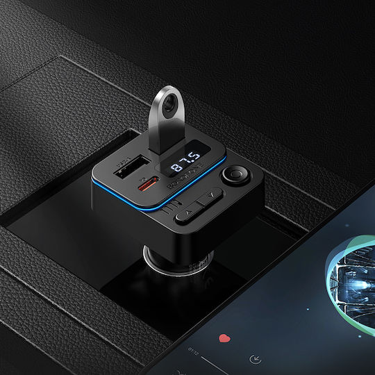 Borofone FM Transmitter Αυτοκινήτου mit USB / Typ-C,TC-TC