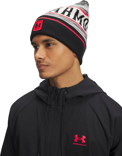 Halftime Beanie Beanie Knitted in Black color