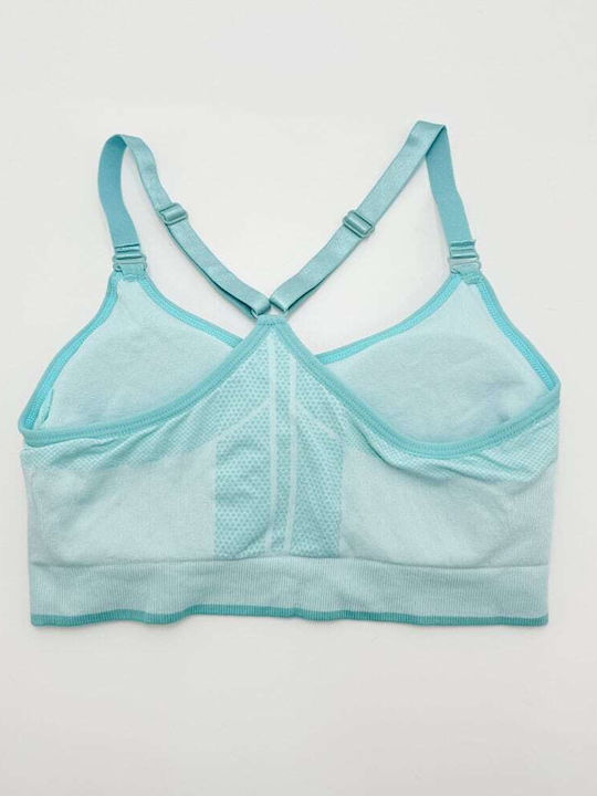 Women's Sports Bra with Removable Padding Turquoise