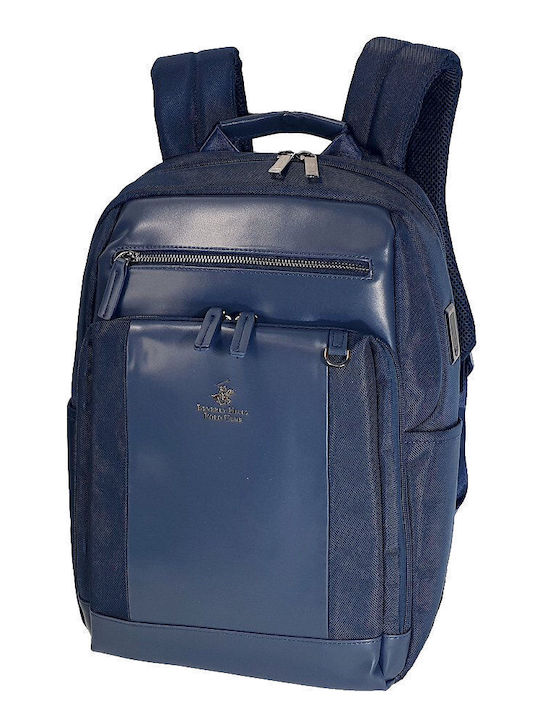 Beverly Hills Polo Club Backpack Waterproof Blue