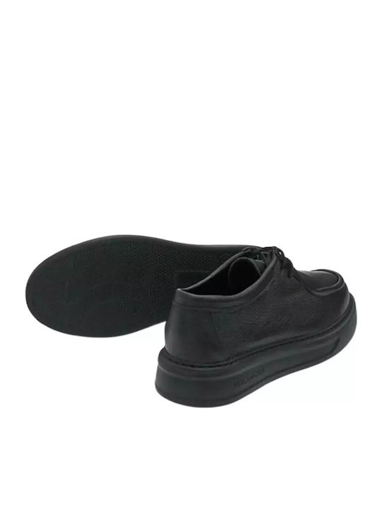 Leder Herren Mokassins in Schwarz Farbe