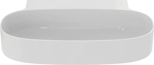 Ideal Standard Linda-x Επικαθήμενος Νιπτήρας Πορσελάνης 60x50x13.5cm Λευκό Γυαλιστερό