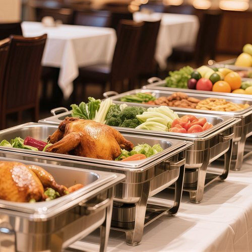 Vevor 1/2 Size Gastronorm Pans Steam Table Pans 2.5 Inch Deep Stainless Steel 4 Pack