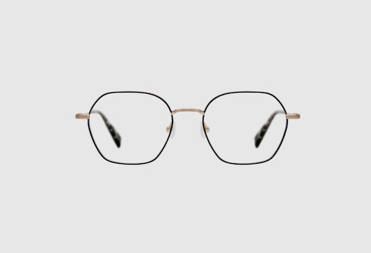 Gigi Barcelona Women's Metal Prescription Eyeglass Frame Black 6811/1