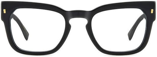 Dsquared2 Plastic Eyeglass Frame Black D2 0129 807