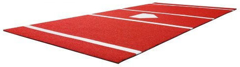 Vevor 366x183cm Baseball Hitting Mat Softball Batting Mat Outdoor Training Red