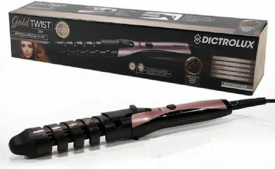 DictroLux Gold Twist Hair Curling Iron 25W 881601