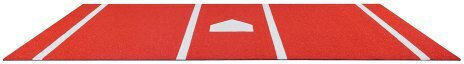 Vevor 366x183cm Baseball Hitting Mat Softball Batting Mat Outdoor Training Red