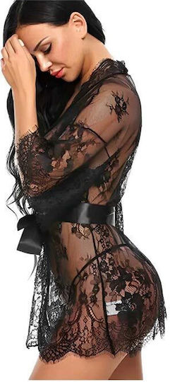 Sexy Σετ Εσωρούχων με Δαντέλα Μαύρο