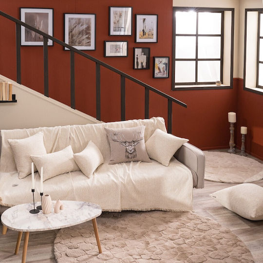 Teoran Fremont Ριχτάρι Τετραθέσιου Καναπέ Chenille 180x350εκ. 01