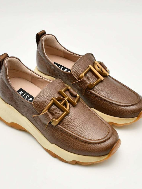 Sneakers Brown Leather