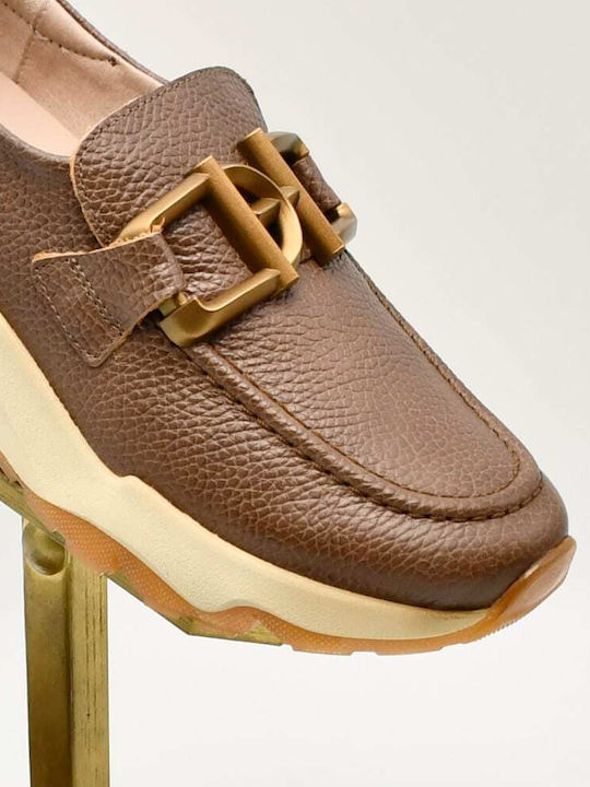 Sneakers Brown Leather