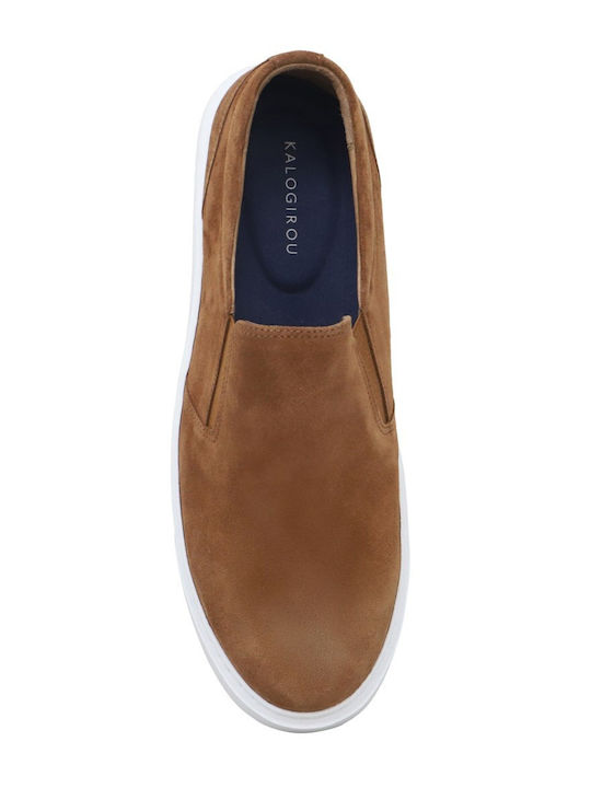 Wildleder Herren Freizeitschuhe Tabac Braun