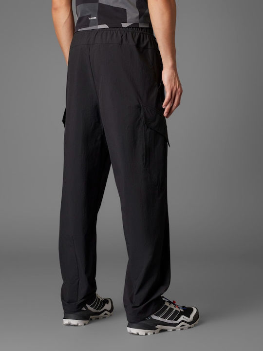 Cargo Bărbați Lung Pantaloni de drumeție Negru
