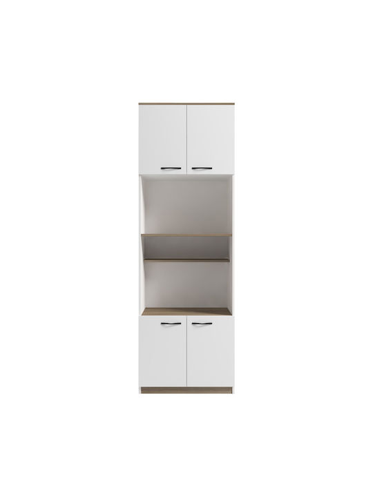 Rowan Floor Cabinet White-sonoma Shade 60x42x182cm