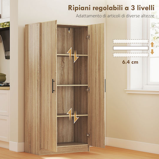 Schrank Wand Ξύλο 75x40x165cm