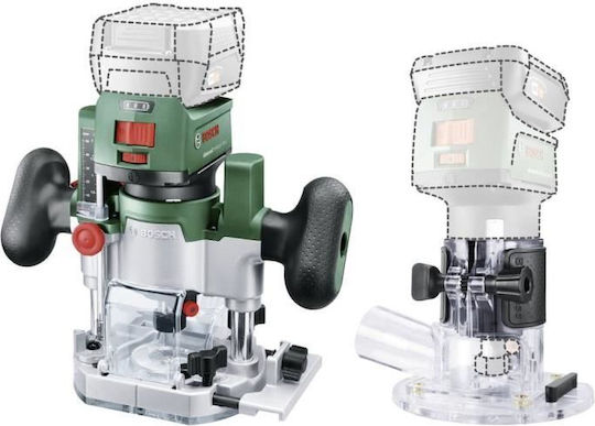 Bosch AdvancedTrimRouter 18V-8 Plunge Router 18V Solo Cu Setare Viteză