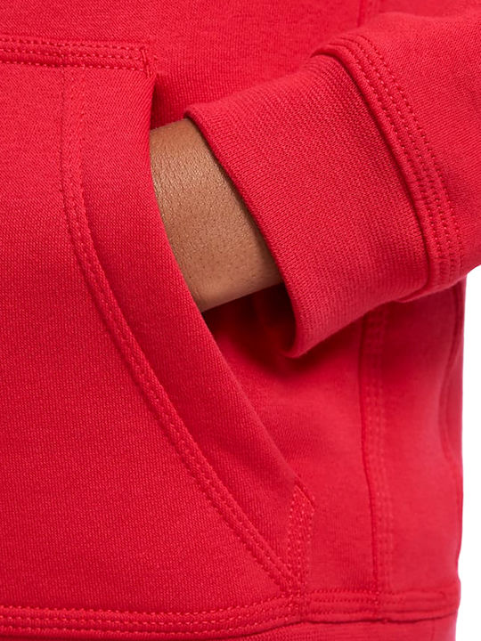 Kids Sweatshirt with Hood and Pockets Red Sportswear Club
