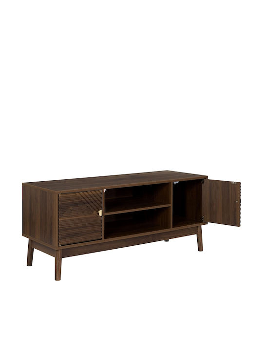 TV-Ständer Tiffany aus Metall & MDF Beiges M110xT40xH48cm
