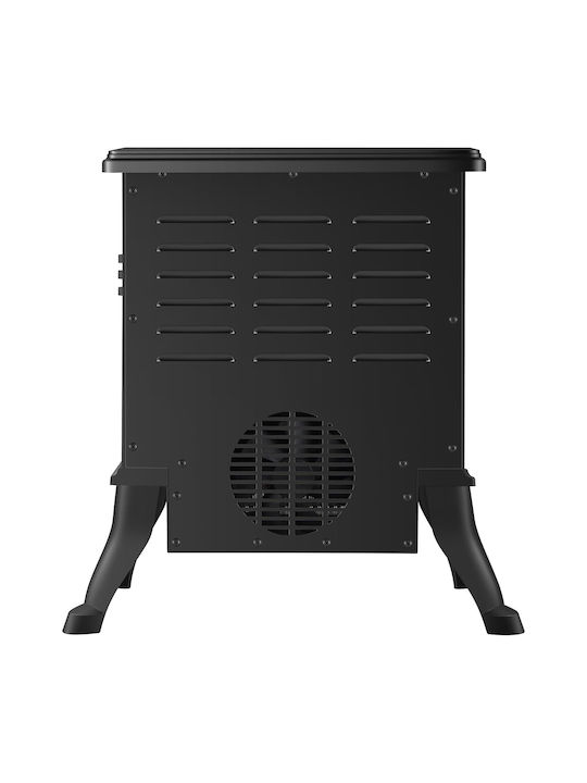 De podea Șemineu electric 1500W 38x23cm Negru