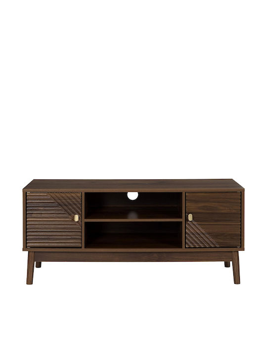 TV-Ständer Tiffany aus Metall & MDF Beiges M110xT40xH48cm