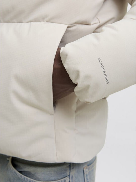 Winter Jacket Puffer Ecru