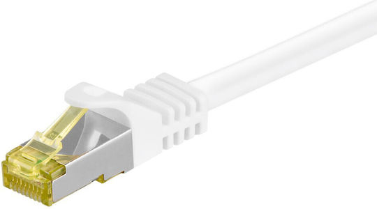 Goobay S/FTP Cat.7 (10Gbps) Ethernet Network Cable 0.5m White