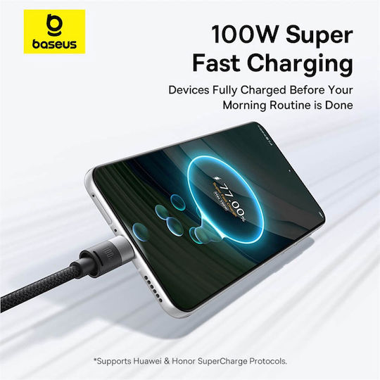 Baseus Starspeed USB to Lightning / Type-C / micro USB 1.5m 5A Cable White (P10319900211-00)