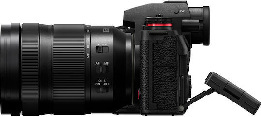 Panasonic Lumix DC-S1R II Mirrorless Cameră Kit (Lumix S 24-105mm F4 Macro OIS) Neagră
