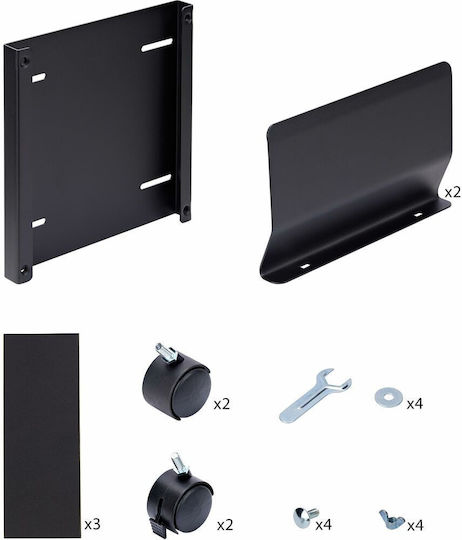 Βάση Pc Startech Cart Rolling Cpu Caddy W Wheels Adjustable Black