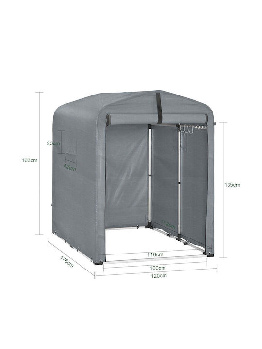 SoBuy Pavillons Terrasse mit LEDs Graue 1.2x1.76m SoBuy Pavillons Terrasse mit LEDs Graue 1.2x1.76m