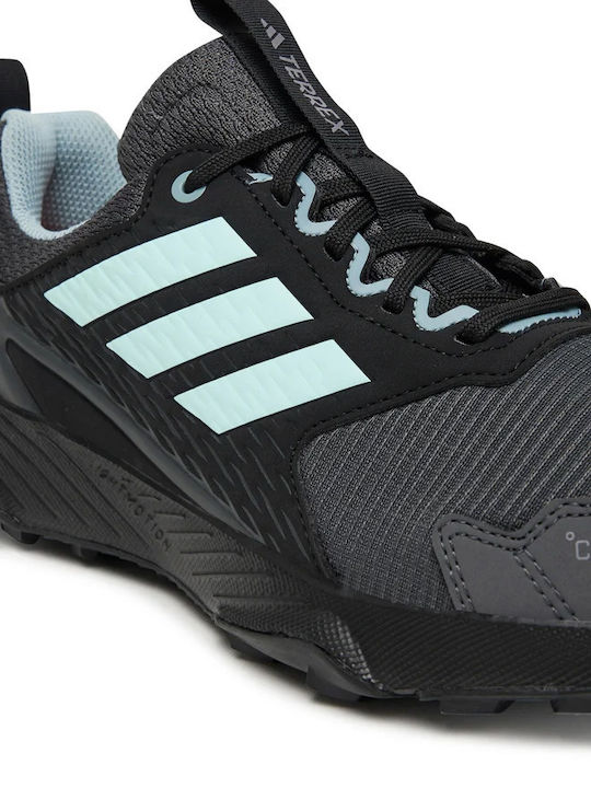 Terrex Tracefinder 2 Clima Damen Sportschuhe Trail Running Carbon / Semi Flash Aqua / Grey Six