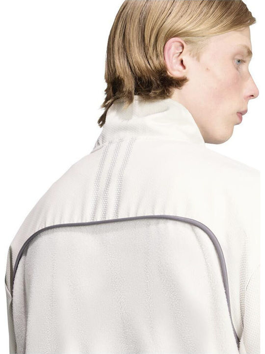 Men's Fleece Cardigan Beige