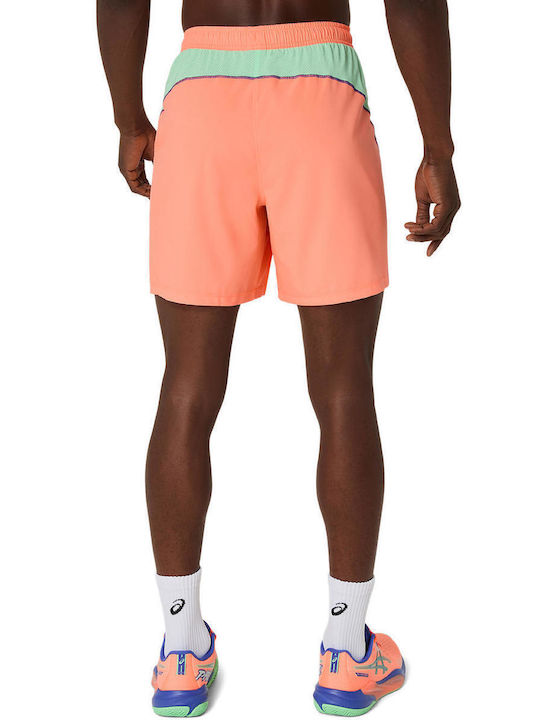 ASICS 2041A350-800 Herren Tennisbekleidung Orange Shorts