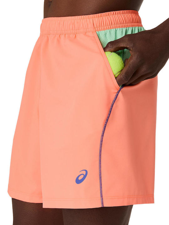 ASICS 2041A350-800 Herren Tennisbekleidung Orange Shorts
