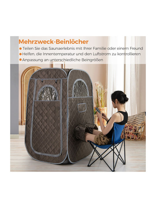 Costway Indoor Individual Sauna L89xD89xH149cm