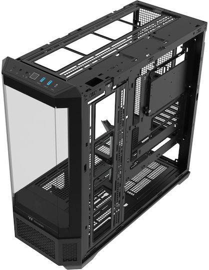 Thermaltake View 600 TG Gaming Full Tower Κουτί Υπολογιστή με Πλαϊνό Παράθυρο Μαύρο