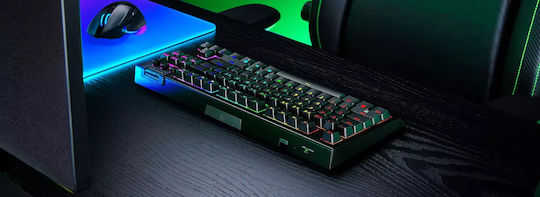 Razer Blackwidow V4 Wireless Gaming Mechanical Keyboard Tenkeyless with Razer Orange Switches and RGB Lighting International English