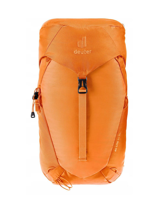 Deuter Ac Lite 14 Sl Ορειβατικό Σακίδιο 14lt Αδιάβροχο Πορτοκαλί Daypack