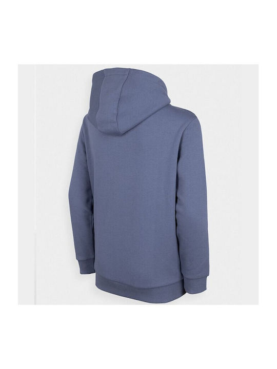 Kids Sweatshirt with Hood and Pockets Blue