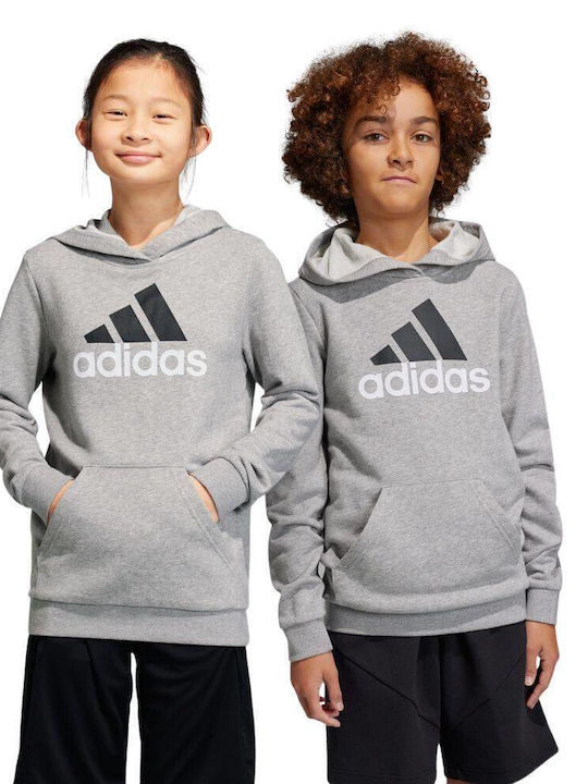 Kinder-Sweatshirt mit Kapuze und Taschen Gray Essentials