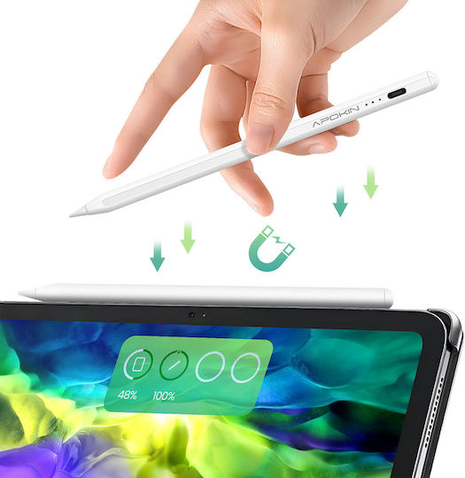 Apokin Touch Stylus for iPad Pro in White color