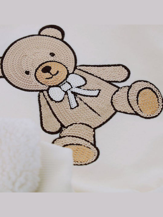 Kinder-Sweatshirt Ecru
