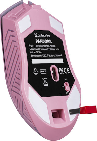 Defender Pandora GM-502 Gaming Mouse 3200 DPI Roz